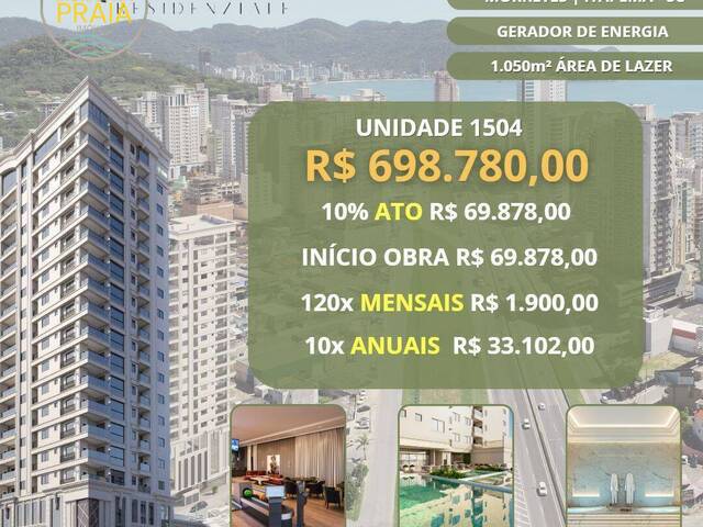 #15 - Apartamento para Venda em Itapema - SC - 1